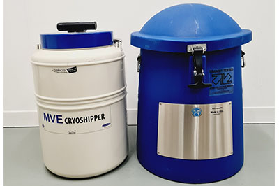 MVE CryoShipper 8.5升容器，帶ShipsLog 3溫度，帶數(shù)據(jù)記錄器